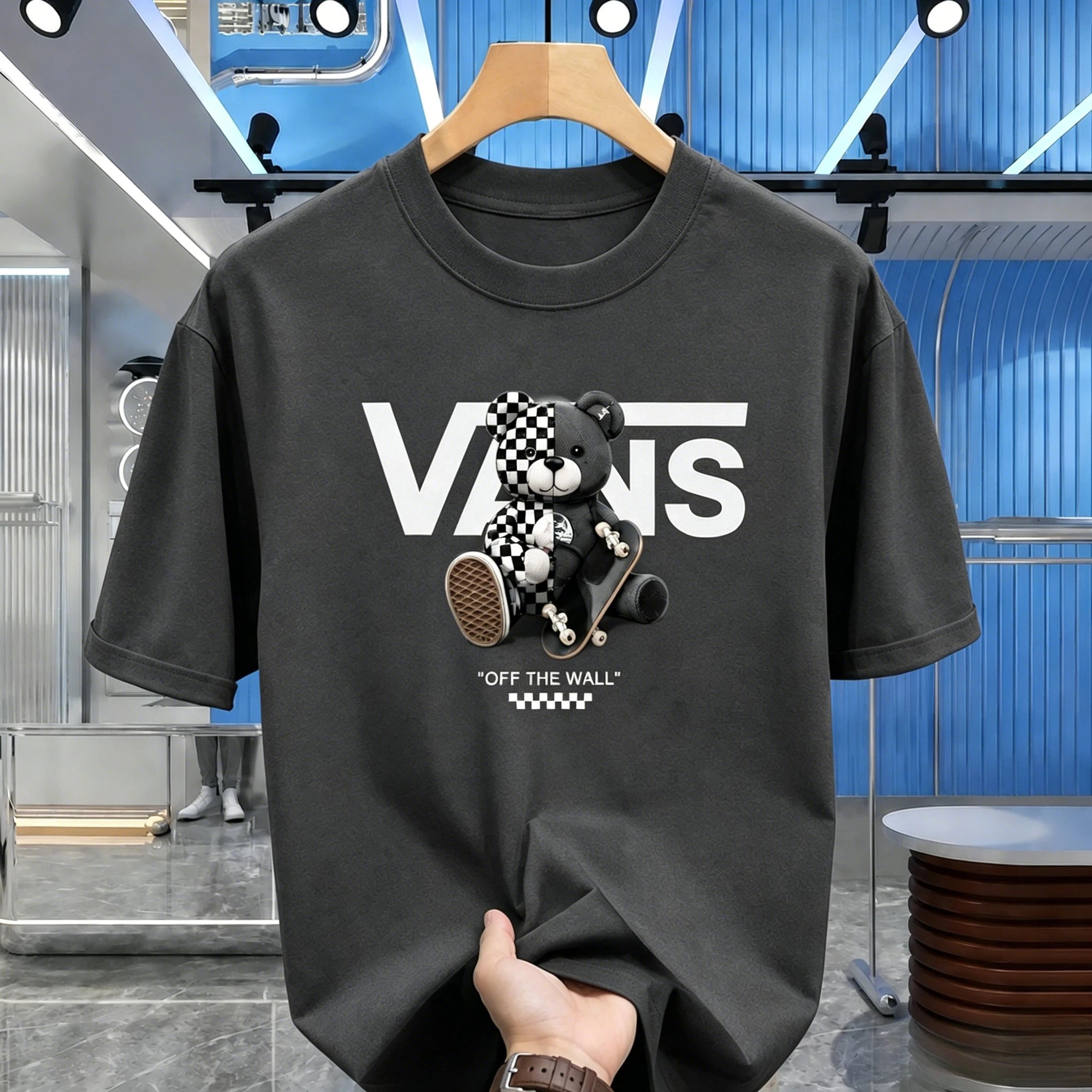 2026 Summer New T-shirt Luxury Printed Top Pattern Short Sleeve Hip Hop T-shirts Men's Clothing Women's Alphabet T Shirt