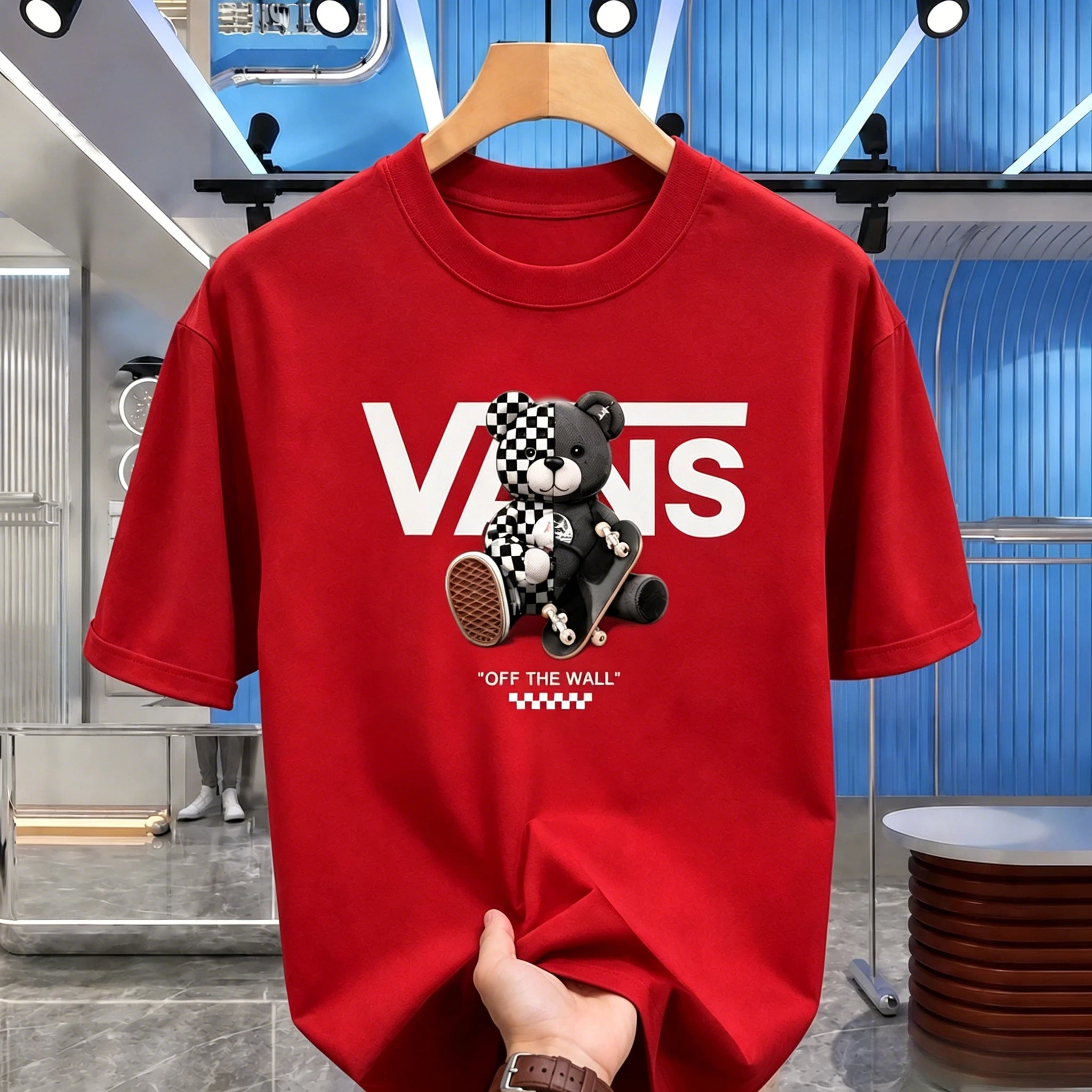 2026 Summer New T-shirt Luxury Printed Top Pattern Short Sleeve Hip Hop T-shirts Men's Clothing Women's Alphabet T Shirt